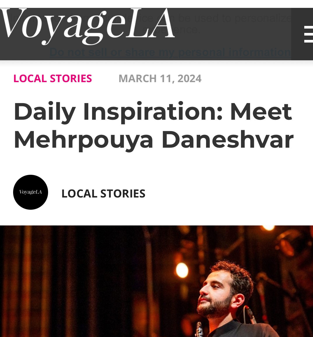 Interview with Voyage LA Magazine